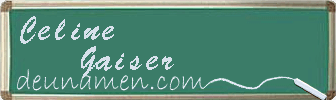 Celine Gaiser Visitenkarte